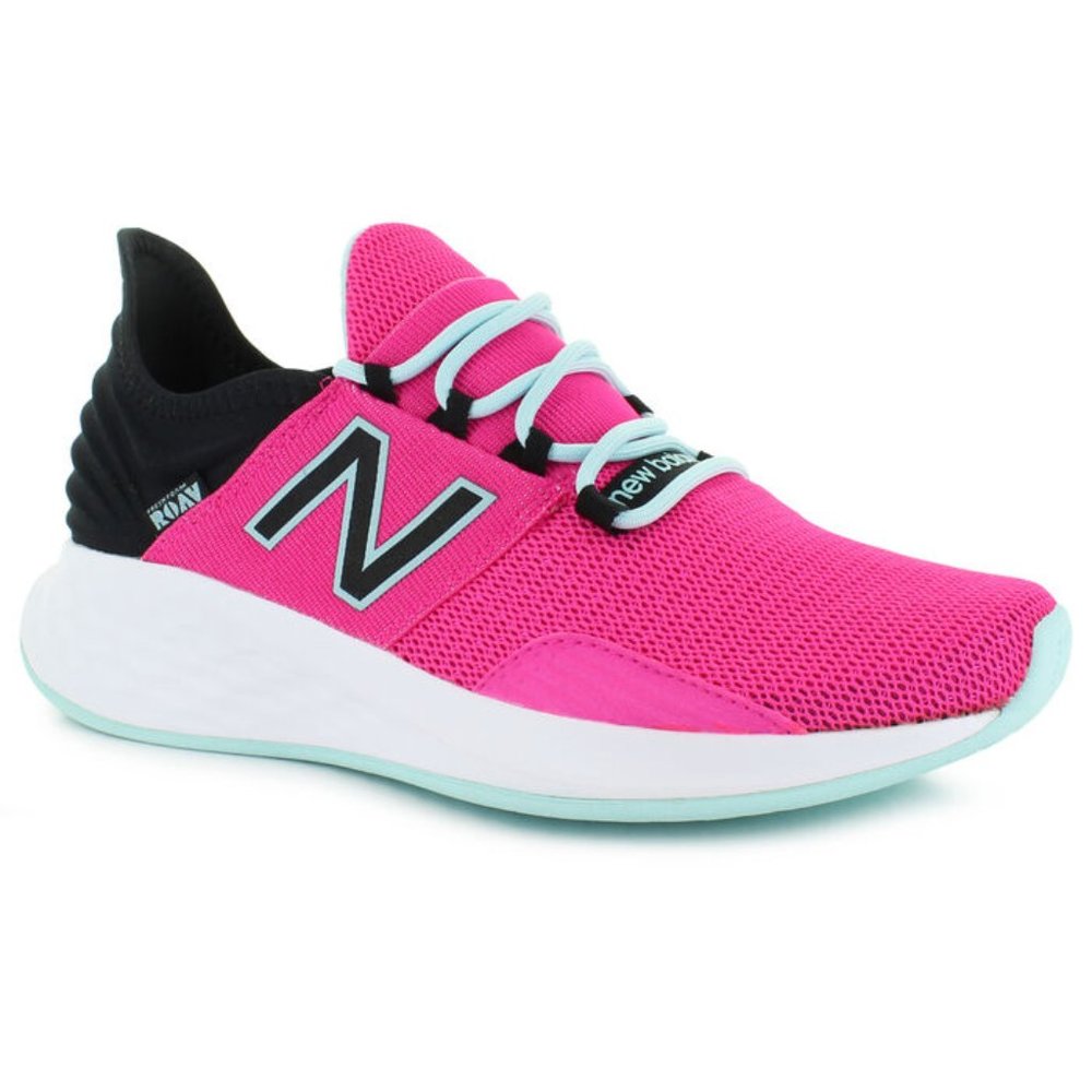 Women's New Balance WROAVJP 9.5 Pink/Black/Light Blue